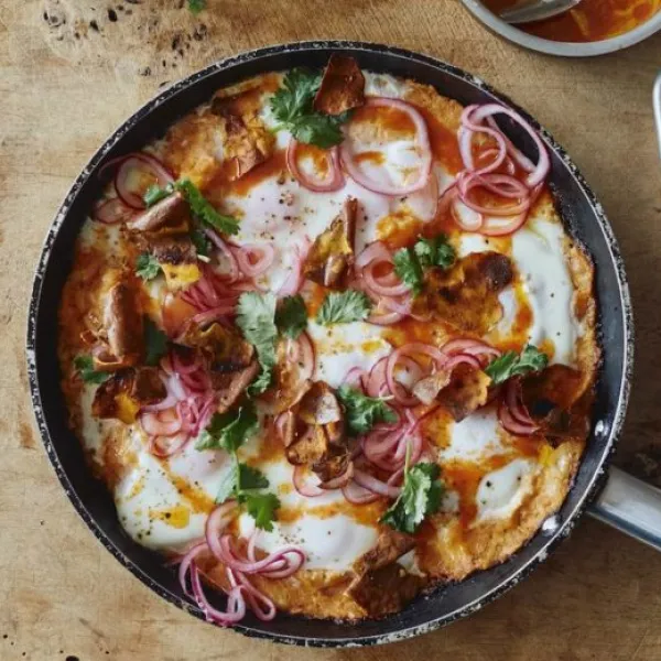 Shakshuka met zoete aardappel