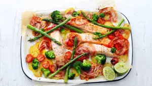 Miljuschka Witzenhausens zalm met aardappelen en groenten