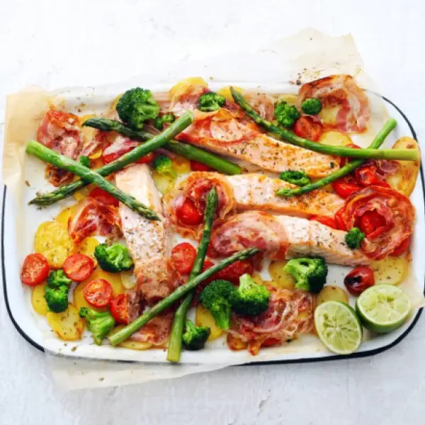 Miljuschka Witzenhausens zalm met aardappelen en groenten