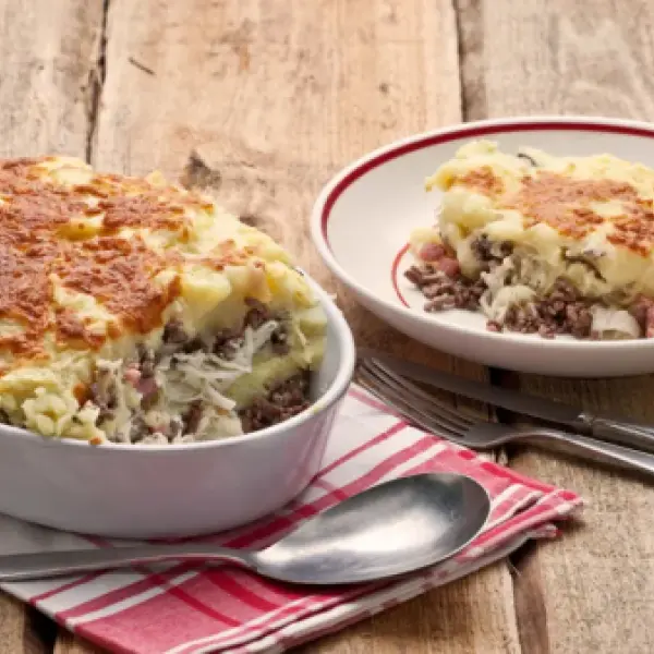 Zuurkool met courgette en vegetarisch gehakt