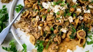 Gigli met Kikkererwten en Za'atar