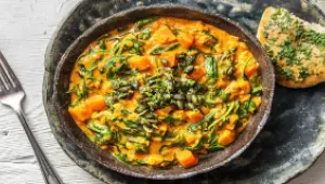 Indiase dahl met zoete aardappel