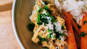 Vegan rendang van Jackfruit