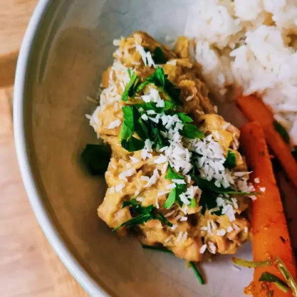 Vegan rendang van Jackfruit